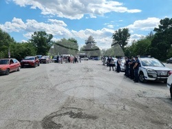 Видин - протест - международен път - българският лев