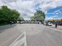 Видин - протест - международен път - българският лев