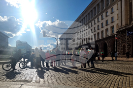 Протест в подкрепа на българския лев