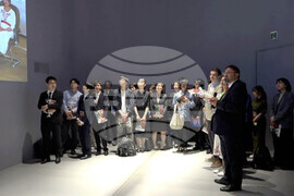 BTA’s National Press Club onboard RSV 421 – Varna - presenting LIK’s April issue