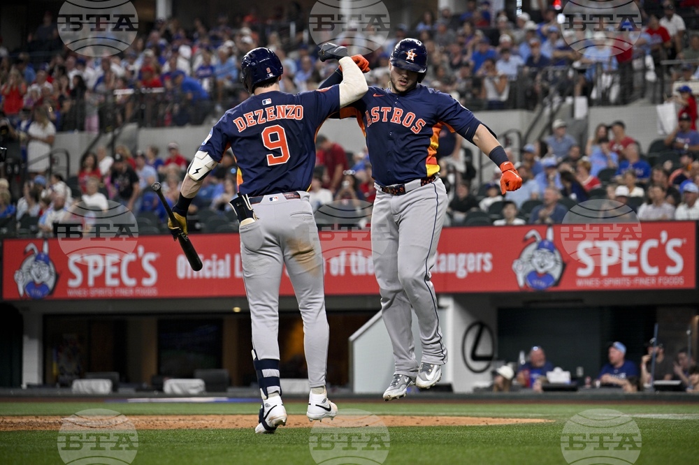 Astros Rangers Baseball
