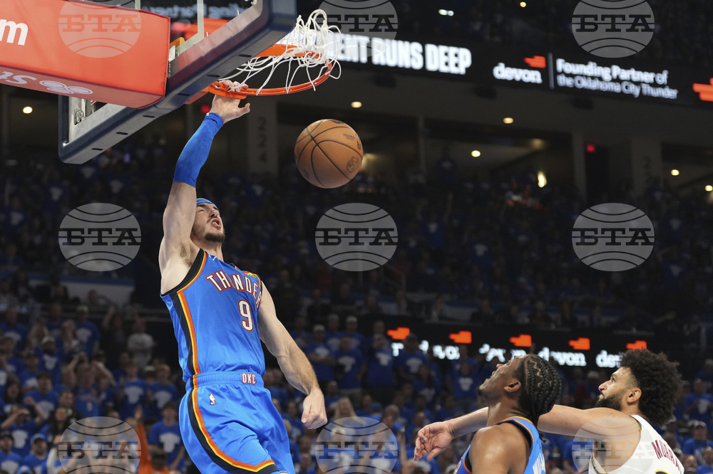 APTOPIX Nuggets Thunder Basketball