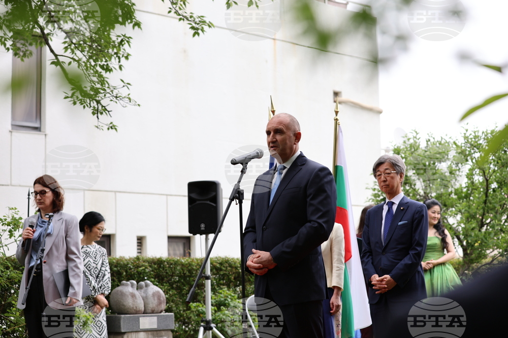 President Radev Attends Reception at Bulgarian Embassy in Tokyo 