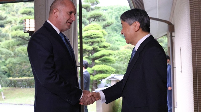 President Radev’s Audience with Japan’s Emperor Naruhito Commences 