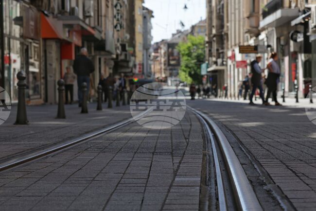 От днес се въвежда временна организация на движението в центъра на София заради ремонт на трамвайни релси