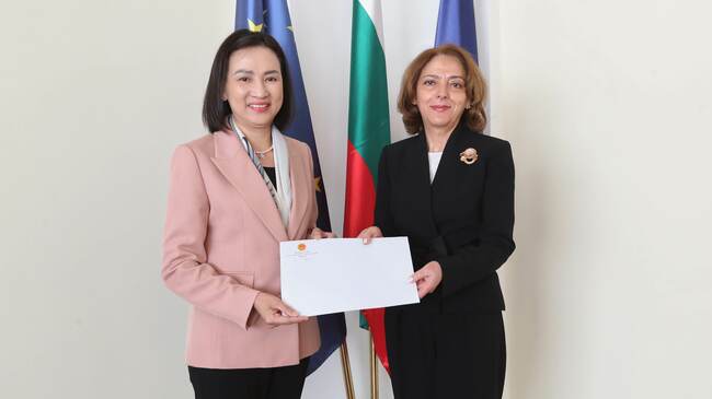 Deputy Minister of Foreign Affairs Receives Credentials of Vietnam Ambassador to Bulgaria