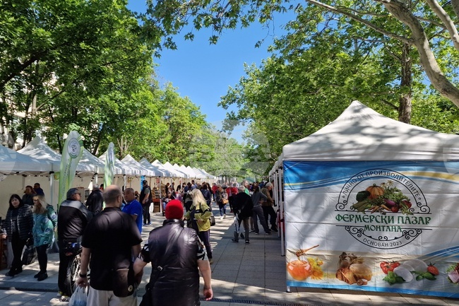 Открито е майското издание на Фермерския пазар в Монтана