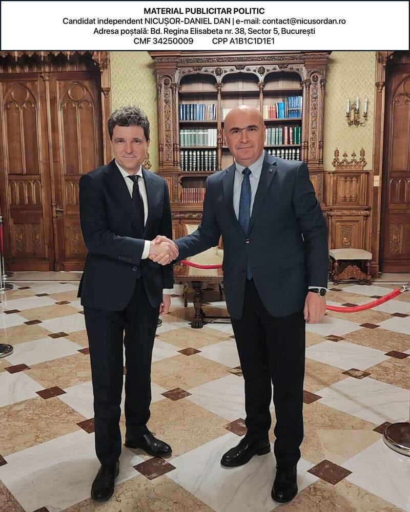 Временният президент на Румъния Илие Боложан поздрави Никушор Дан за успеха му на изборите; двамата ще се срещнат до края на деня