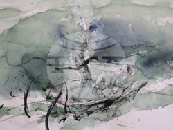 Творба от изложбата „Стъпки във времето – поколения“. Снимка: Галерия „Арте“