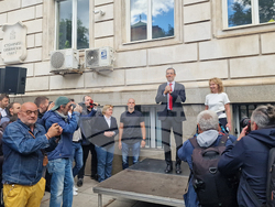 Протест в подкрепа на кмета Терзиев