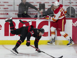 APTOPIX Flames Senators Hockey