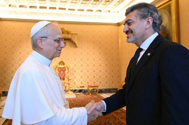 ГПБ: Грузинският президент Михаил Кавелашвили се срещна с папа Лъв XIV