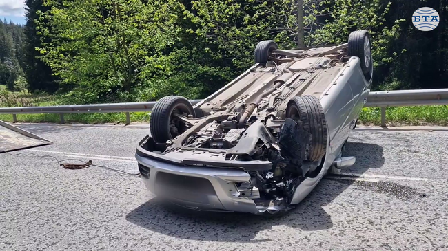 Заради катастрофа е затворен пътят Пампорово - Чепеларе