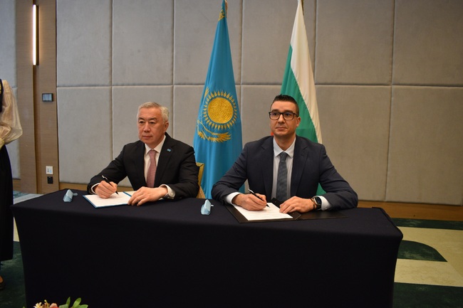 Bulgaria and Kazakhstan Step Up Bilateral Economic Cooperation in Many Sectors