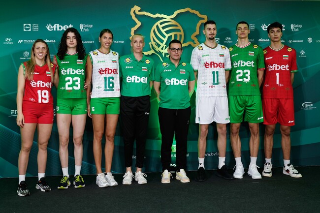 Волейболните звезди на България представиха новите екипи на националните отбори