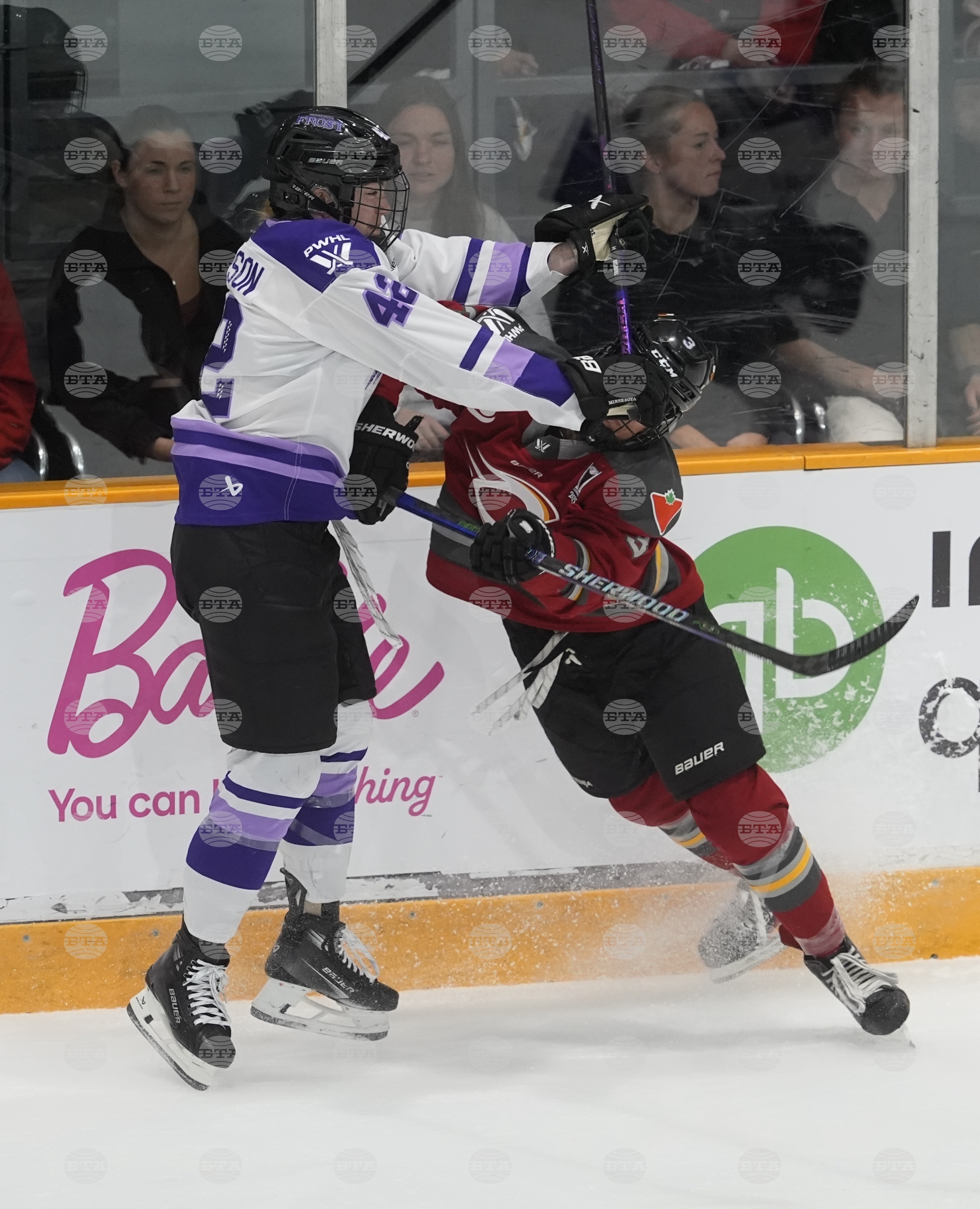 PWHL Frost Charge Hockey