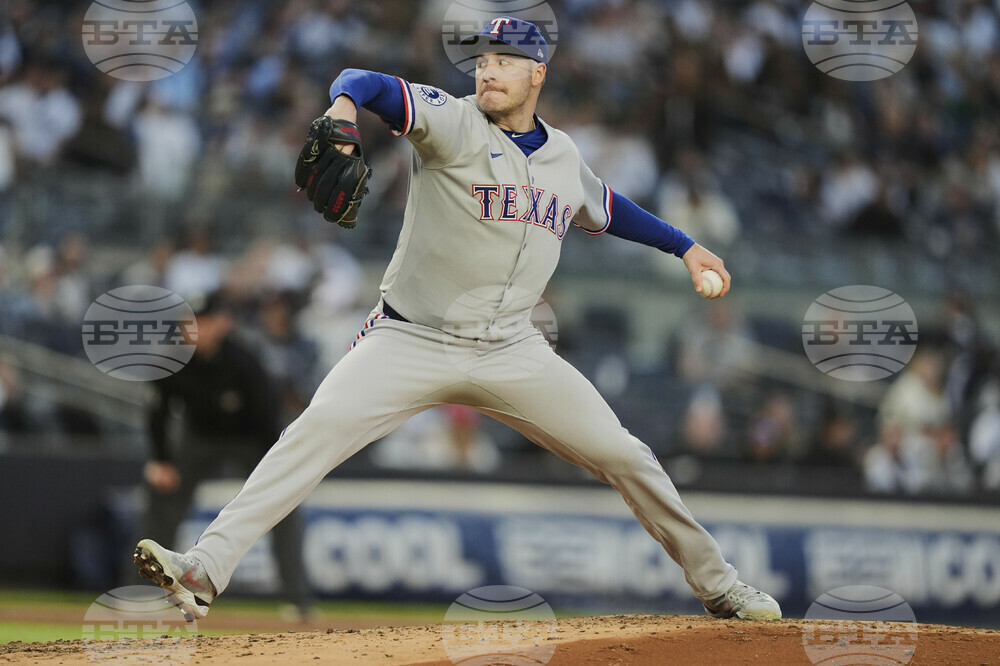 Rangers Yankees Baseball