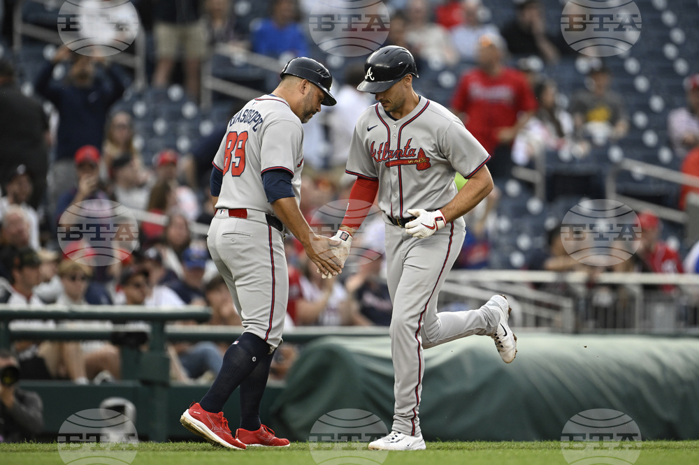 Braves Nationals Baseball