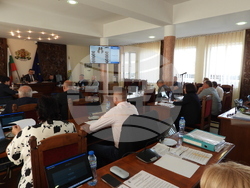 Харманли - Общински съвет - сесия. Снимка: Кореспондент на БТА в Хасково Николай Грудев