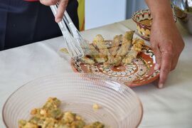 Бургас - Етнографски музей - ромска кухня - демонстрация