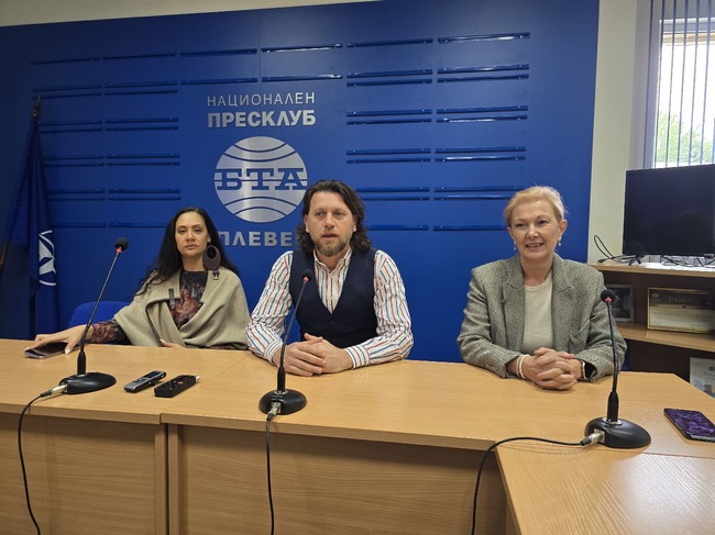 Пресконференция за предстоящия спектакъл "Съдбовният път" в Плевен