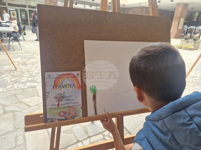 Пазарджик - празник - пленер - рисуване