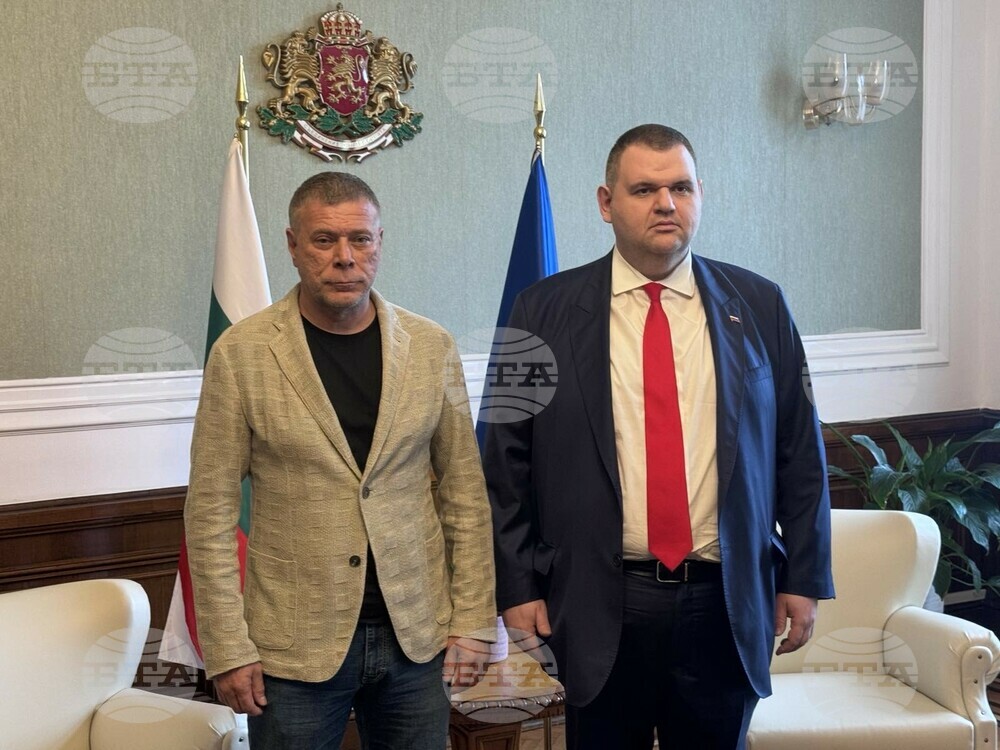 Делян Пеевски, лидер на ДПС и ПГ на ДПС - НОВО НАЧАЛО прие кмета на Горна Оряховица