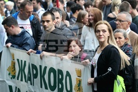 Сърбия - гимназисти - протест