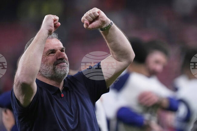 Селтик поздрави Ангелос Постекоглу за спечелването на Лига Европа