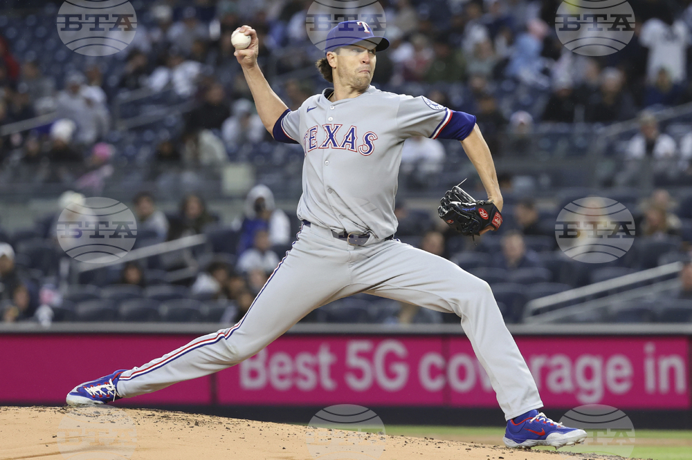 Rangers Yankees Baseball