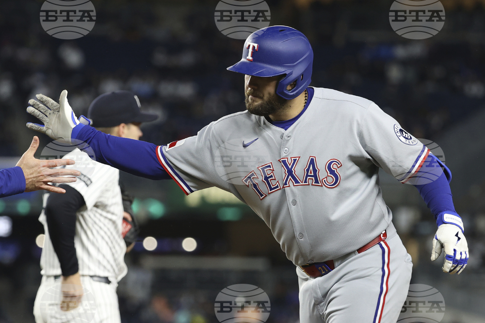 Rangers Yankees Baseball