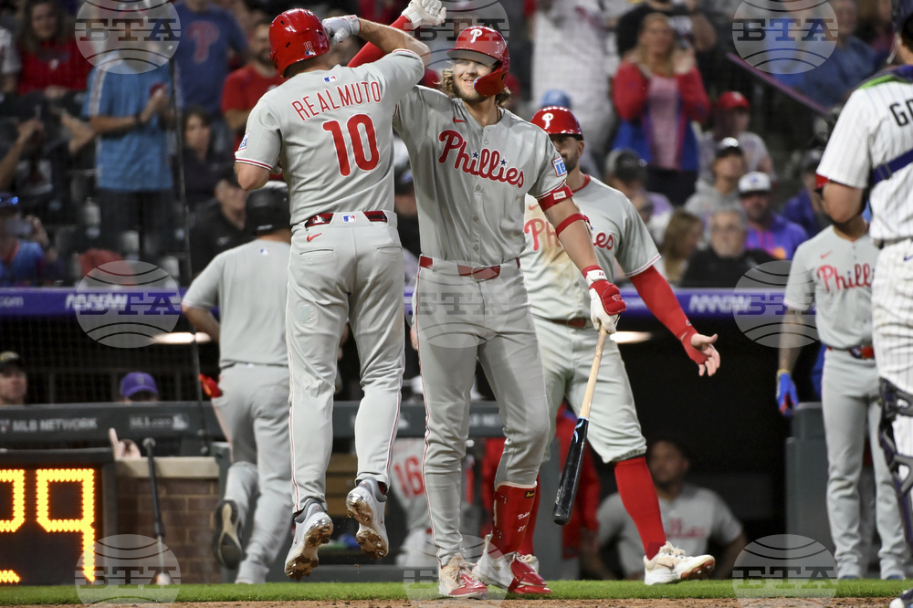 Phillies Rockies Baseball