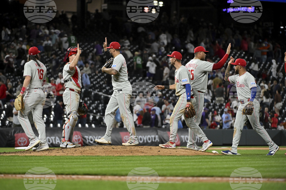 Phillies Rockies Baseball