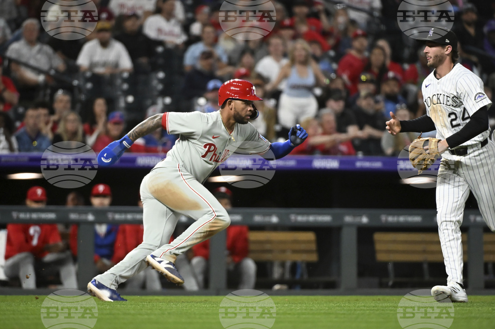 Phillies Rockies Baseball