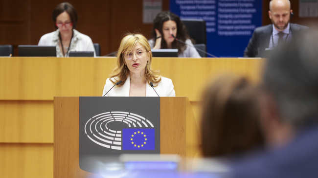 Addressing EP, EU Commissioner Zaharieva Says Europe Must Become Global Research Powerhouse