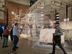 Обща експозиция на Венецианското архитектурно биенале в зала „Арсенале“. Снимка: Специален пратеник на БТА Ваня Сухарова