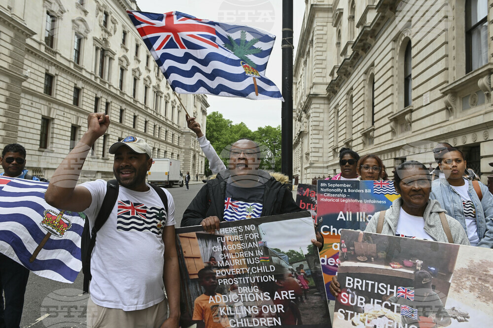 Britain Mauritius Chagos Islands Protest