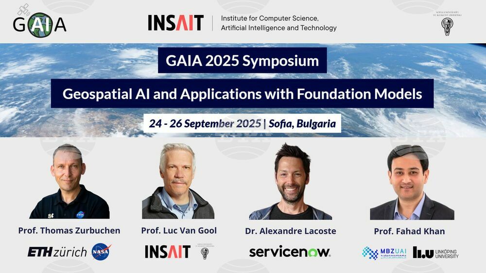 First GAIA Symposium on Geospatial AI, Foundation Models to Be Held in Sofia in September