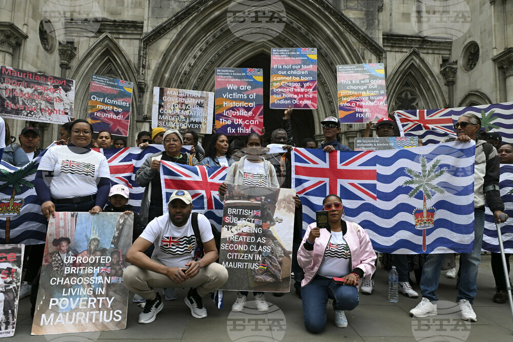 Britain Mauritius Chagos Islands Protest