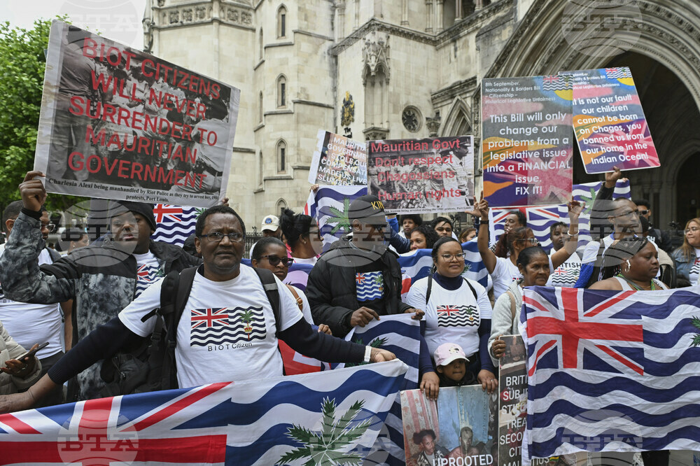Britain Mauritius Chagos Islands Protest