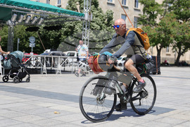 Русе - френски колоездач