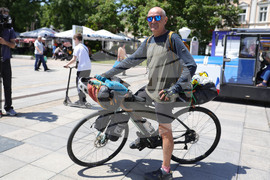 Русе - френски колоездач