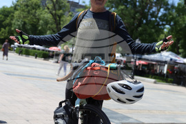 Русе - френски колоездач