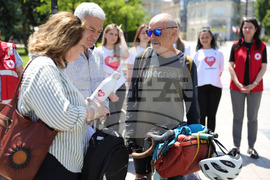 Русе - френски колоездач