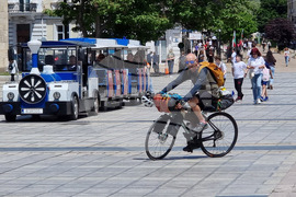Русе - френски колоездач