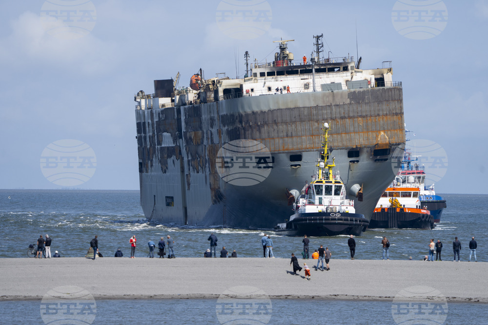 Netherlands Freighter Fire