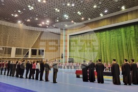 Габрово - гвардейски отряд - ученически духов оркестър - знаме - церемония