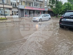 Разград - буря - дъжд