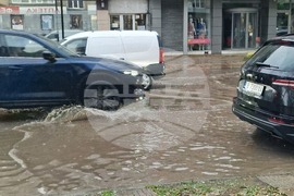 Разград - буря - дъжд