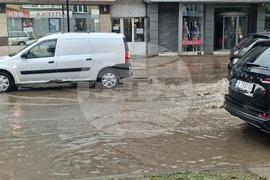 Разград - буря - дъжд